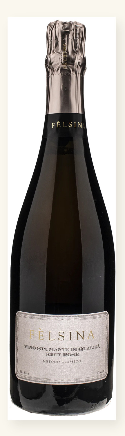 Fèlsina Spumante Brut Rosé Metodo Classico wine bottle